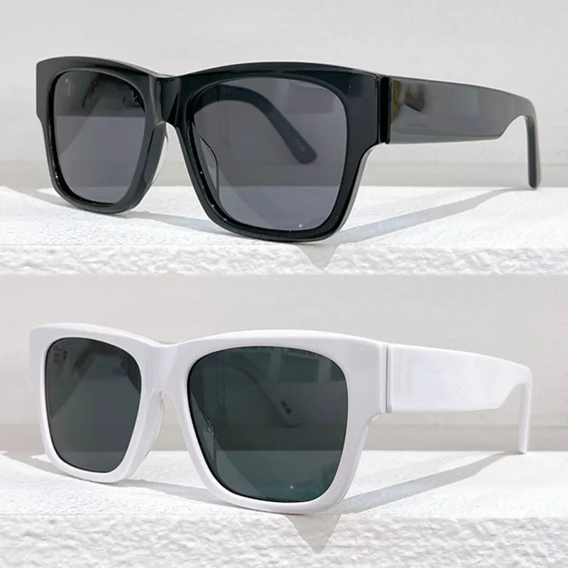 Black Max Square Quadratische Sonnenbrille Frauen Sommer Farbverlauf Sommerstil Anti-Ultraviolett Klassische Sonnenbrille 0262 Weibliche große Vollformat-Mode-Luxusbrille