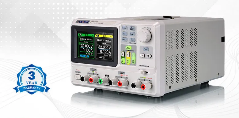 Programmable DC Power Supply - 32V/3.2A, 3-Channel Linear Power Supply ...