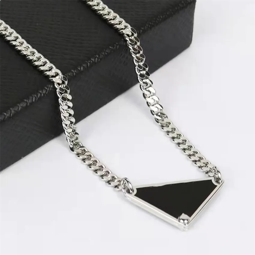 Luxury Necklace Womens Mens Necklace Personalized Fashion Custom Rope Chain Silver Pendant Trendy Birthday Valentine's Day Gi2746