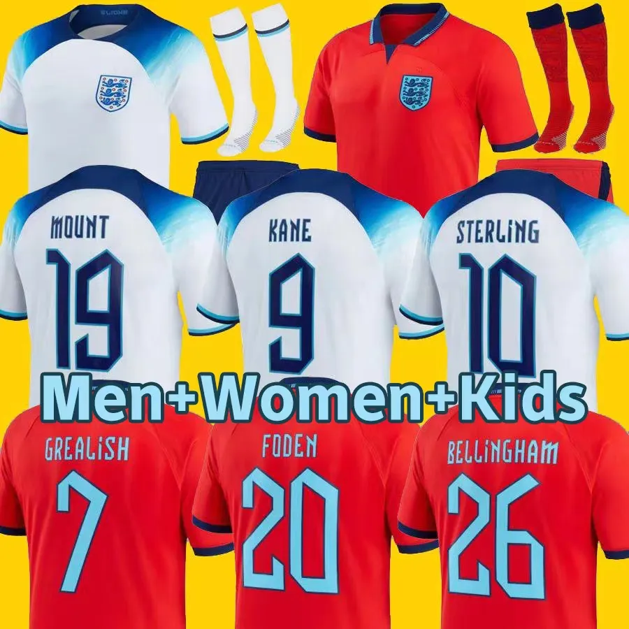 22 23 KANE FODEN Soccer Jerseys 2022 2023 Home National Football