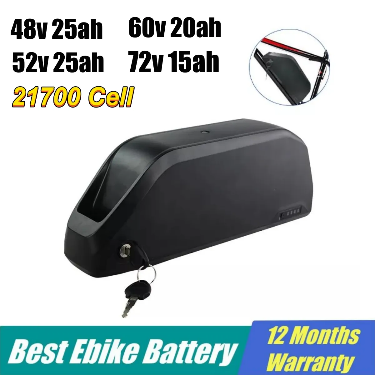 Super73 Replacement Battery Pack 60V 2000W Aventon Electric Bike