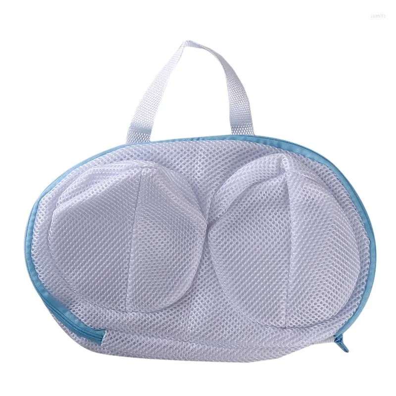 Sacchetti per la biancheria Addensare Borsa a rete fine Reggiseno a doppio strato di grande capacità Lavaggio della biancheria intima Piccolo cesto per il bucato