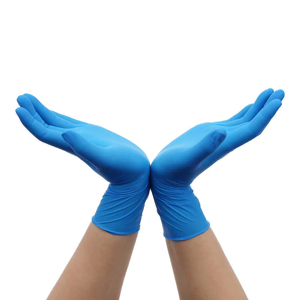 24 Pices Professional Production Anti Slip Powder Free Examination Nitrile Gloves