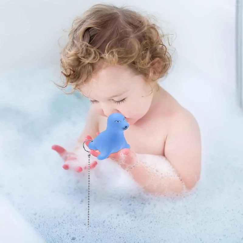Bath Accessory Set Bathroom Storage Containers Sink Creative Plug Bathtub Animal Float Rubber Plugging Water Products