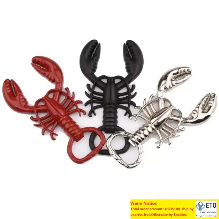 2018 Creative New New Lobster Bottle Opener Metal Key Chain Festival Festival небольшие подарки 3 цвет