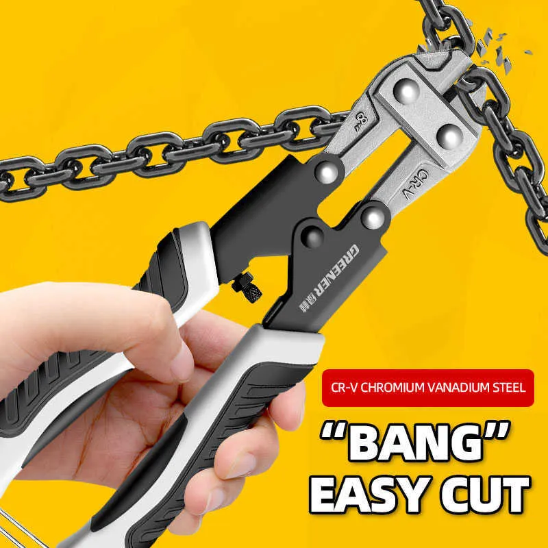 Olecranon Bolt Cutters Shear Locking Steel Wire Large Pliers Vigorously Destroy Imported Labor-saving Bar Shearing