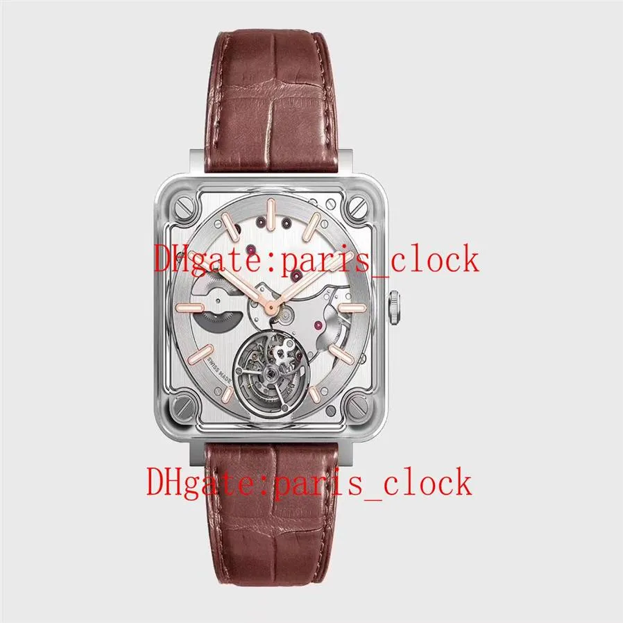 SFBRX2 luxury men's 7500 automatic winding mechanical movement Brown watch hour hand and minute hand 6 o'clock position 259q