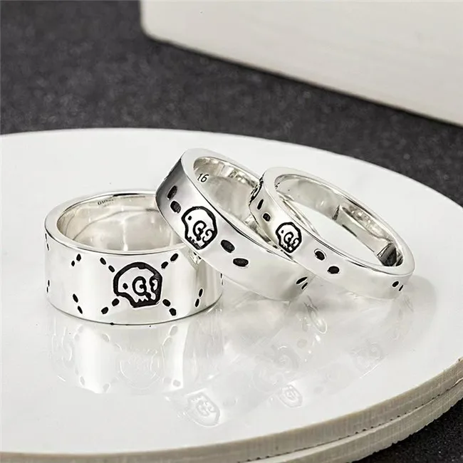 925 Silver Designer Love Heart Ring Men Women Snake Ring high-end quality couple wedding ring with box male and female designer Bugg