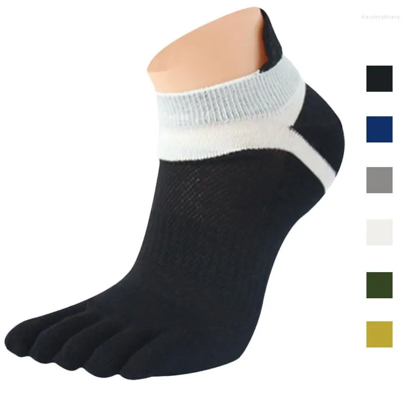 Skarpetki męskie 1 para Mężczyzna KOFFOFOLIWA MEAIS Sports Running Five Finger Toe Happy Sokken Waltins Hombre Divertido Sock