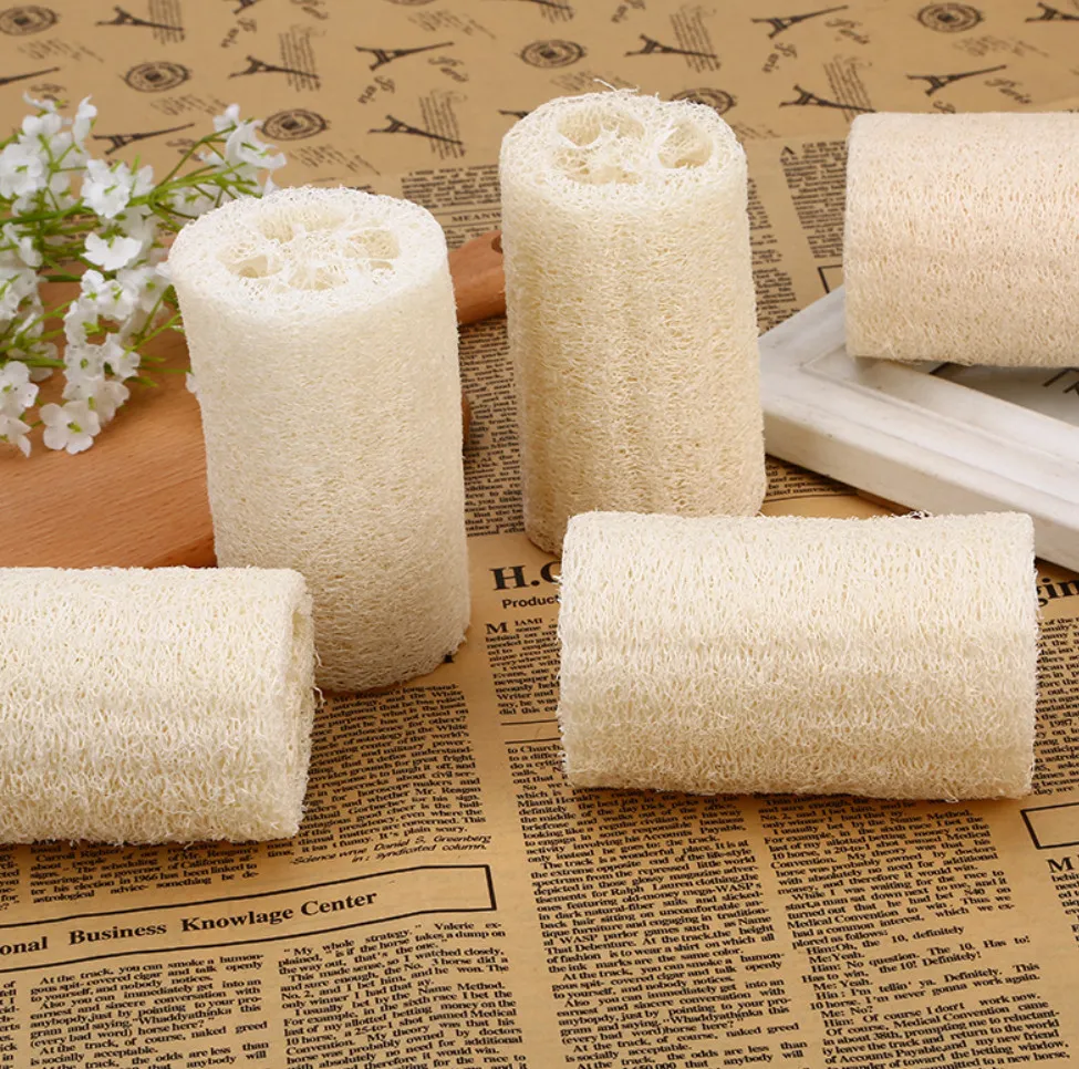 The latest 15X8CM loofah sponge bath towel section bath wipe silk many colors to choose from support customized logo
