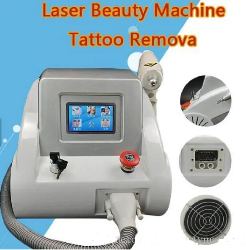 Pigment Removel 1064nm 532nm 1320nm ND Yag Laser Eyebrows Tattoo Removal System Laser Machine Black Doll Skin Rejuvenation