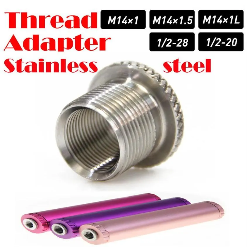 Stainless Steel Filter Thread Adapter 1 2 28 To 5 8 24 M14x1 5 X1 SS