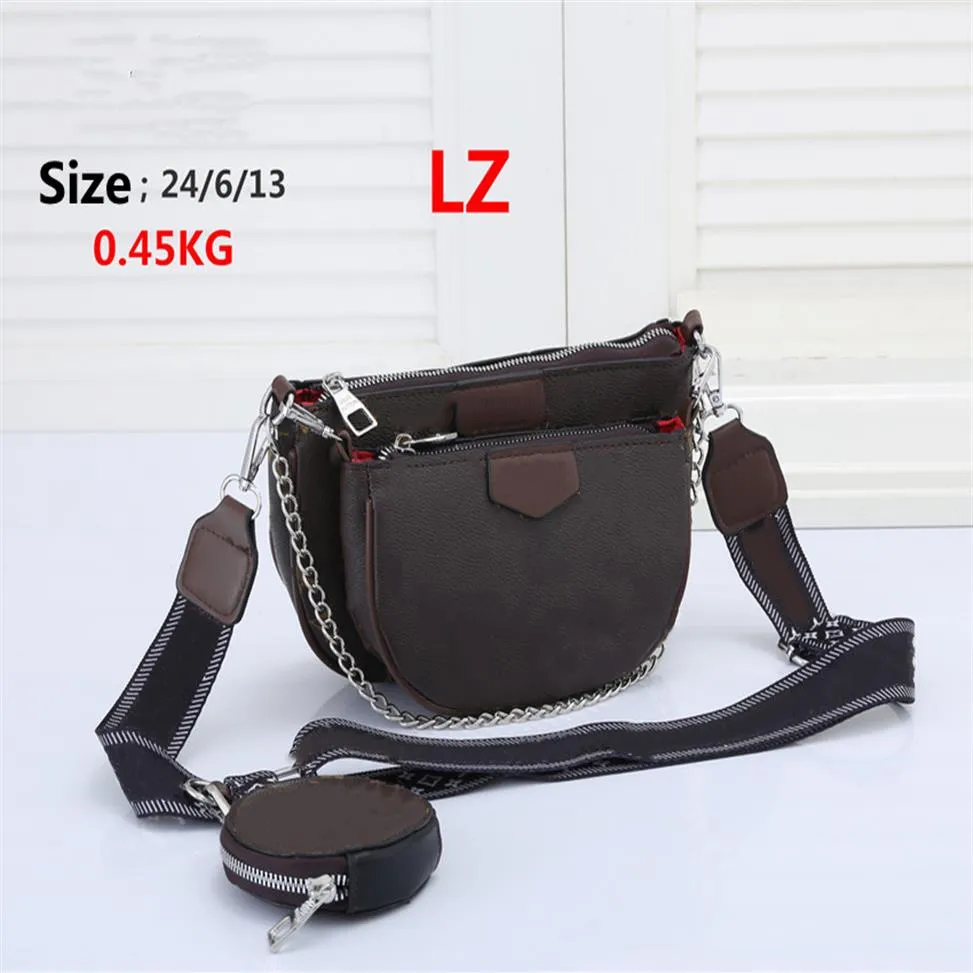 YQ Women المفضلة PU Leather Fashion Actioner حقائب اليد محافظ زهرة Mini Pochette 3pcs Crossbody Bag Backpack2322