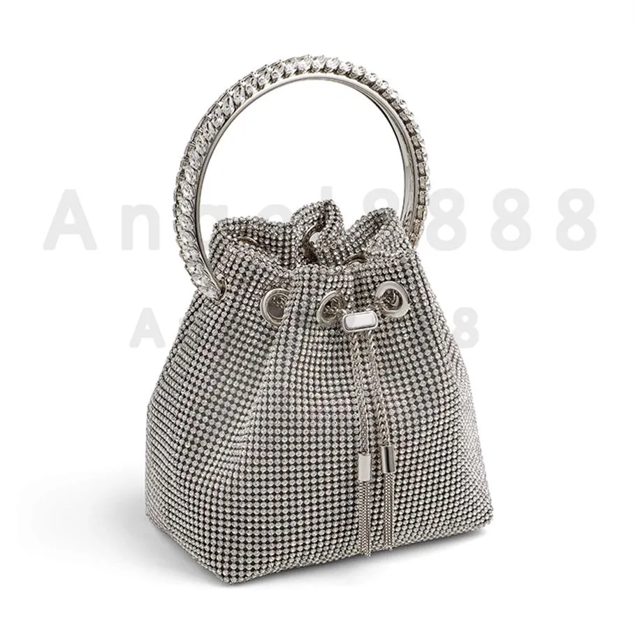 Diamond Bucket Bag Designer marka ramię Messenger luksusowe torby modowe torebki Wysokiej jakości litera telefoniczna torebka telefonu komórkowego Kobiety Wal270s