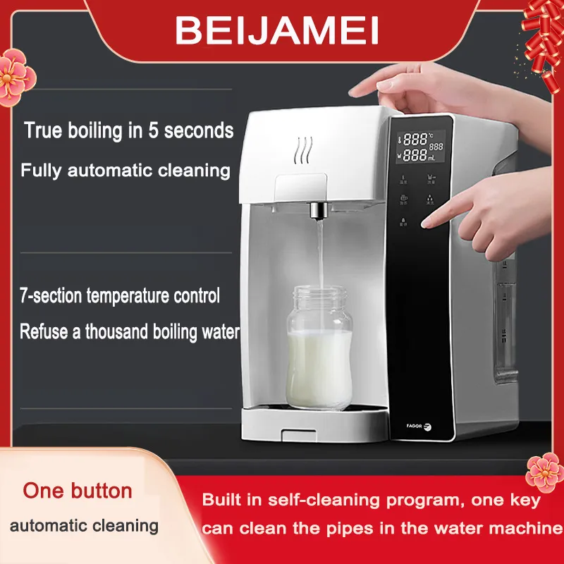 Mini Potable Flavored Water Dispenser With 3s Constant Heat, Desktop