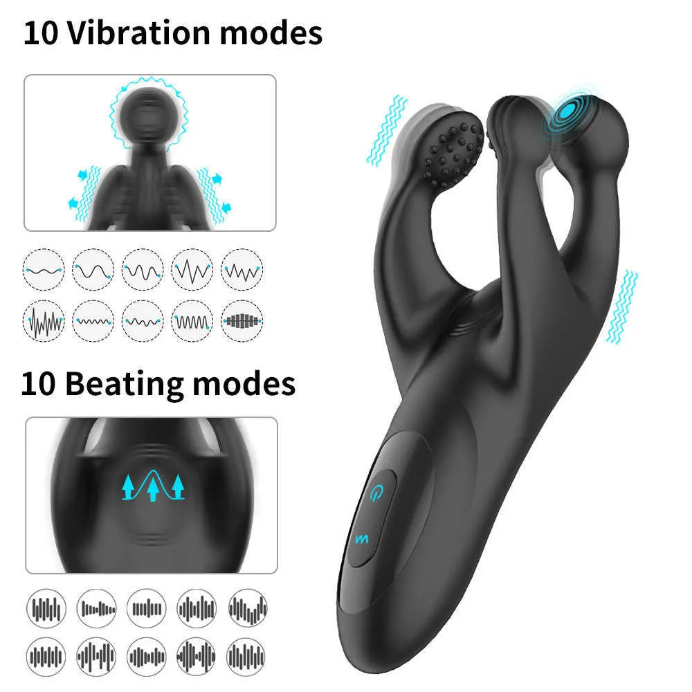 sexspielzeug hoden Männlicher Glan-Masturbator Vibrator Penis- und Hoden-Massage-Trainer zur  Verzögerung der Ejakulation Silikon-Sexspielzeug für Erwachsene