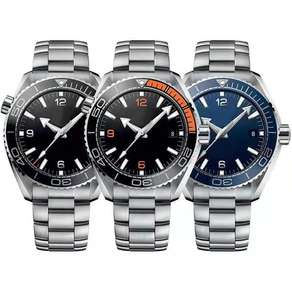 2023 U1 najwyższej klasy wersja AAA Ceramiczna ramka Orologio Diver Men męskie zegarki Automatyczne James Bond 007 Ruch mechaniczny luksusowy zegarek Master Good 600m Montre de