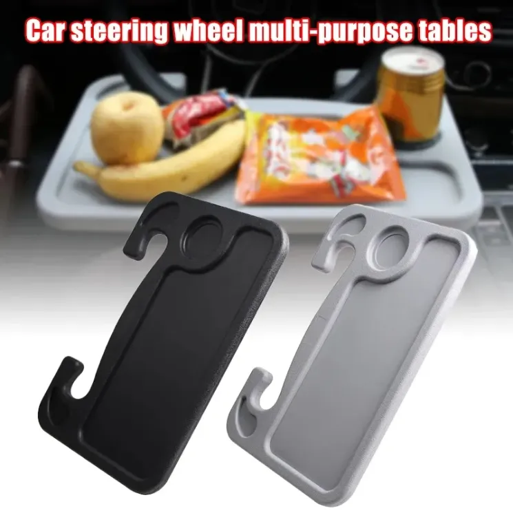 HOT Multifunctional Car Tray Steering Wheel Table Car Desk for Eating Reading Working Laptop Fits Most Vehicles Fast Delivery ss1230