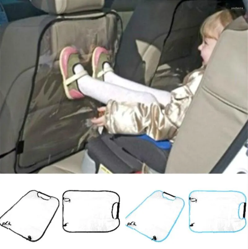 Fodere per sedie Protezione per coprisedile per seggiolino auto sporco con gradini per bambini Baby Kick Auto Clear Mat