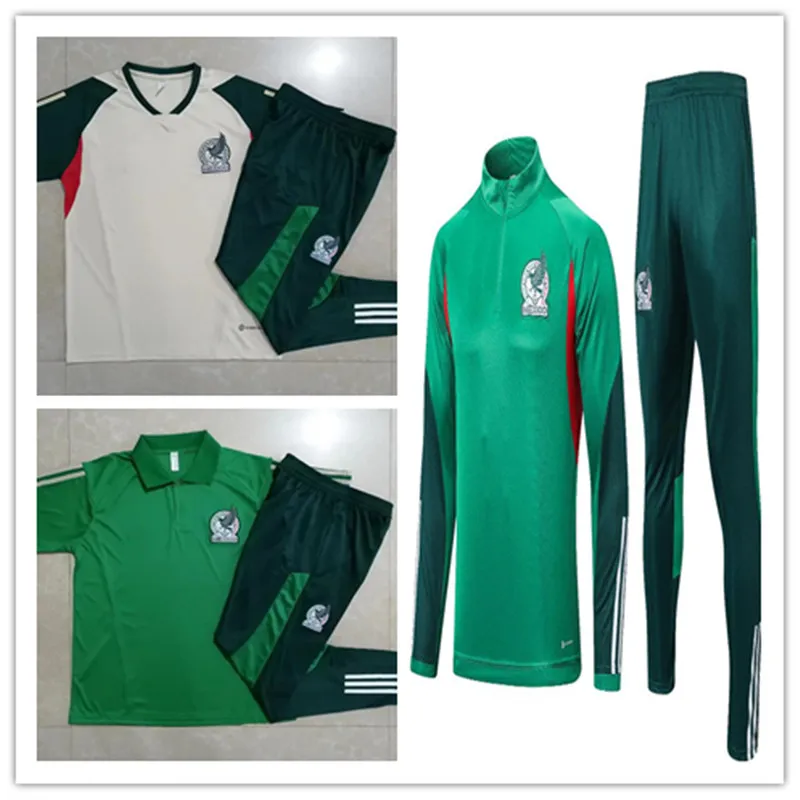 Messico LIGA MX Club giacca da calcio tuta da calcio 2022 2023 Camisetas MATEUS GIOVANI RAUL CHICHARITO C.BLANCO kit giacche da allenamento a maniche lunghe da uomo