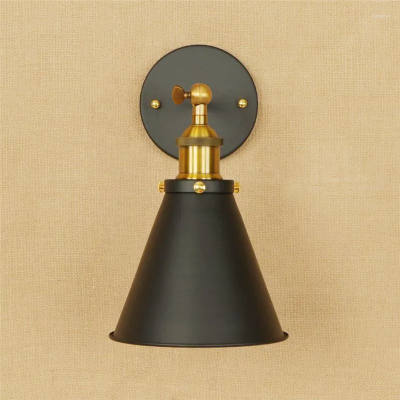 Wall Lamps Industrial Vintage LED Light Iron Adjust Bedroom Lamp Black Loft Antique Lights Sconce Deco Home Lampara Pared