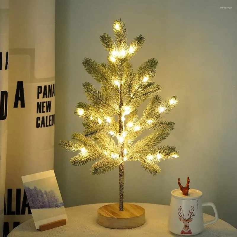 Luci notturne Lampada da fata a led Decorazione Lampada per albero di Natale a batteria per illuminazione da scrivania Decorazione Bonsai