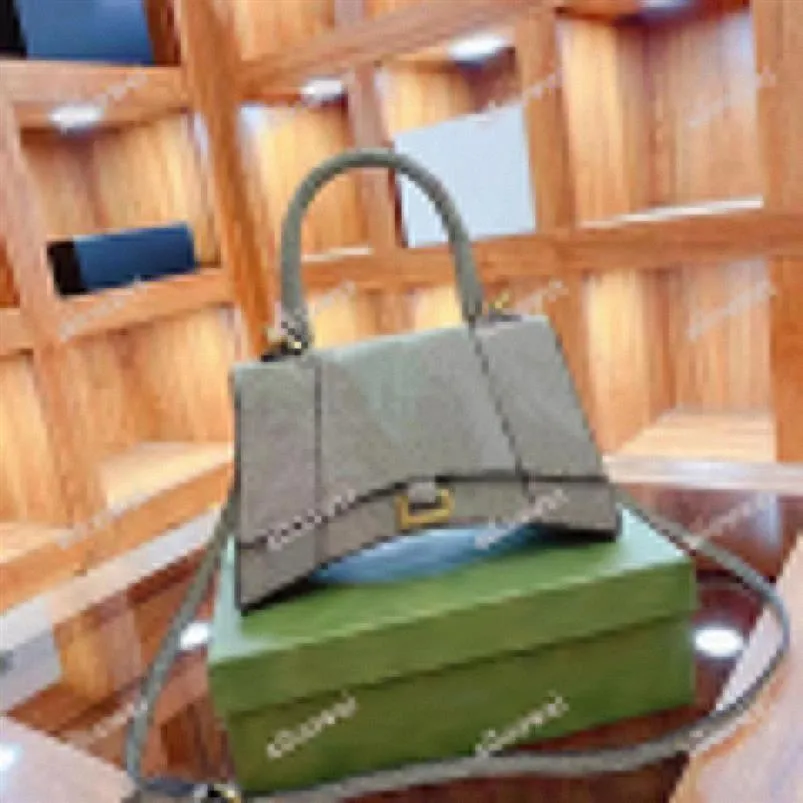 Designer de marca Saco de ampulheta em conjunto, bolsas pequenas bolsas de luxo de alta qualidade clássica saco feminino Totes bolsa hackers Série 267m