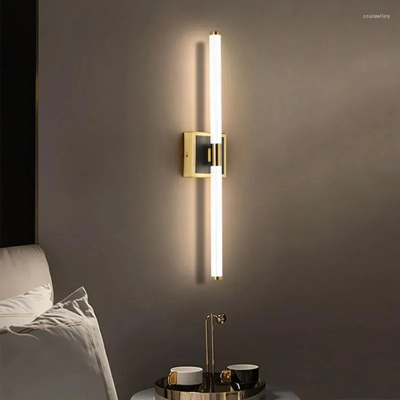 Wandlampen moderne metalen buispijp led omhoog naar beneden lampje woonkamer slaapkamer foyer badkamer el decor luminaire