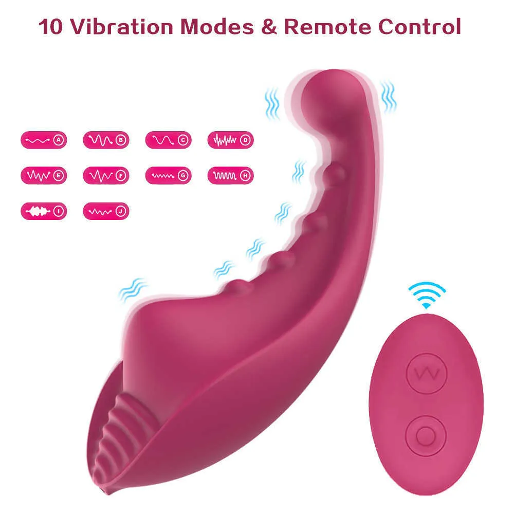 Skönhetsartiklar fjärrkontroll bärbar vibrator dildo kvinnlig g-plats klitis osynlig fjäril trosor sexiga leksaker vuxna produkter