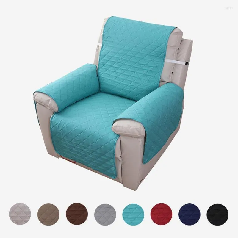 Stol täcker fast färgbänk lounge schäslar täcker husdjur soffa madrass slipcovers möbelskydd fåtölj fodral