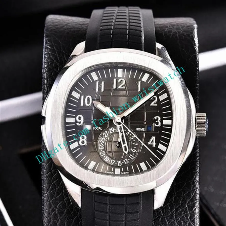 New Version Top Selling Watch Men Automatic Luxury Watches 40 8mm Top Rubber Strap Mens Sports Watch Multifunction Mechanical291b