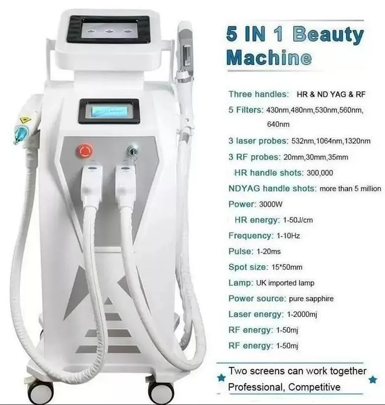 5 In 1 IPL Permanent Diode Laser Hair Removal & Skin Rejuvenation
