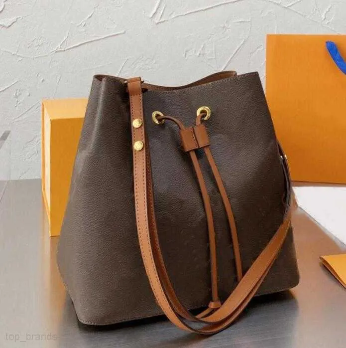 Sac seau à cordon pour femmes, sac à main de bonne qualité, sac à bandoulière classique pour dames, bon