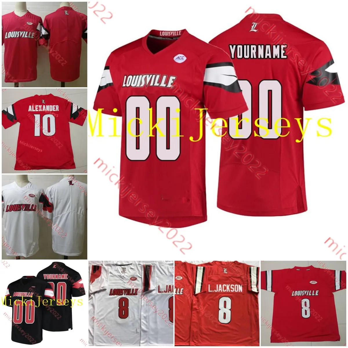 Custom Louisville Cardinals Football Jersey 42 Allen Smith R.J. Sorensen Henry Bryant DAngelo Hutchinson M.J. Griffin Chris Bell Chandler Jones Mens Youth Jerseys From Mickijersey2022 23.32 DHgate.Com