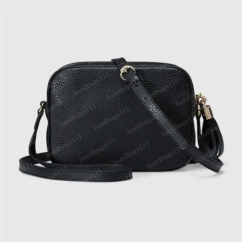 2021 SOHO DISCO CAMERA PAG CROSSBODY WOMENS SHOULER V￤skor Svart l￤derkoppling Ryggs￤ck Pl￥nbok Fannypack 308364 21 15 7CM 3 F￤rger 3044