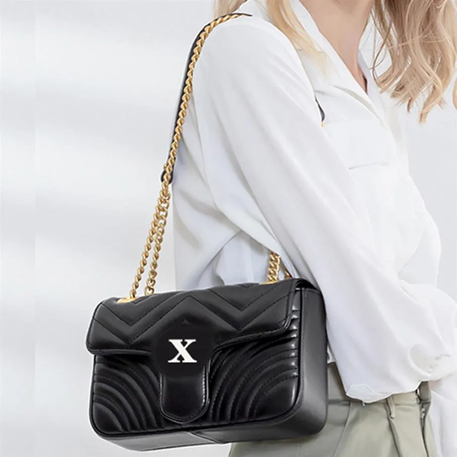 Bolsas de designer de mulheres inteiras bolsas de ombro mensageiro bolsa de corrente 3 cores bolsas de onda de couro genuíno handbag327a