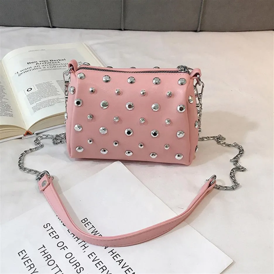 BRW designer luxury handbag purse rivet style women fashion totes shoulder crossbody designer fashion shoulder crossbody handbags291J