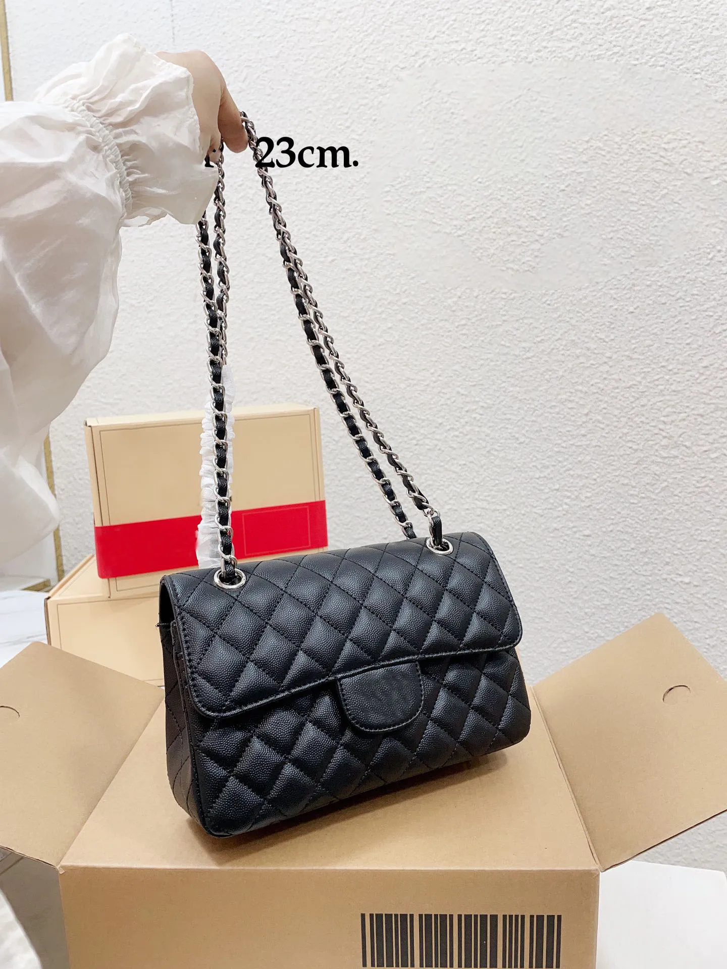 Luxury Lambskin Crossbody Designer Bag For Women Trendy CC Smalll Purse ...