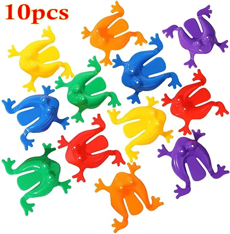 Save Big on Bulk Jumping Frog Toys 10Pcs/Lot Novelty Games Jumping Leap  Frog Bounce Fidget Toys For Kids Novelty Assorted Stress Reliever Toy  Children