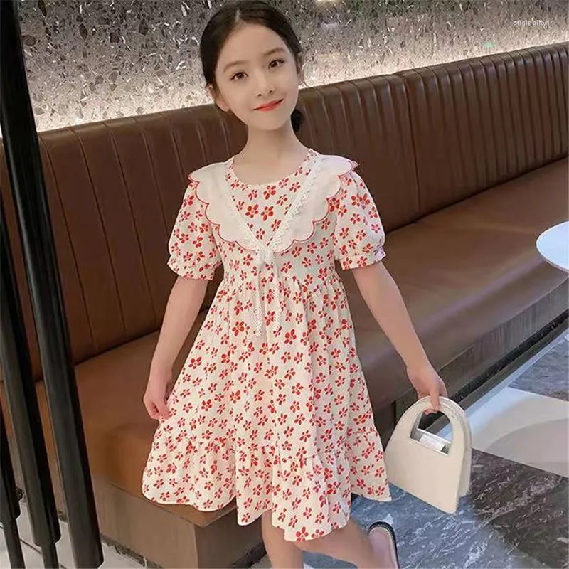 Girl Dresses 2022 Fashion Girls Dress Summer Cute Casual Kids Princess Costumes Children Party Clothes Vestidos Teen 4 6 8 10 12 Year