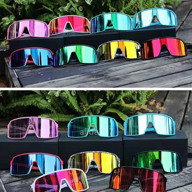 Oo Sport Outdoor Fietsbril Designer Zonnebril voor Dames Lens Gepolariseerde Tr Meekleurende Fietsbril Golf Vissen Hardlopen Heren Rijden Zon