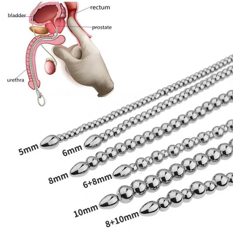 大人のおもちゃのマッサージ電気衝撃尿道拡張器サウンドステンレス鋼の馬の目の尿道尿道プラグ雄マスト団体用ウレトラペニスのためのおもちゃ