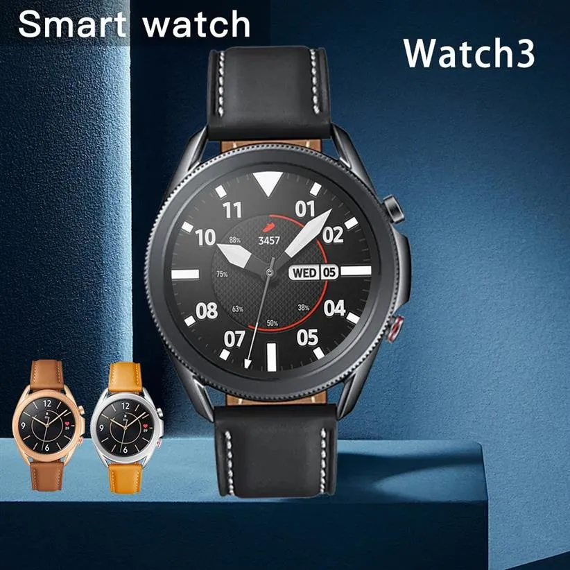 2021 Galaxy Watch3 44mmSmart Watches Smart Watch IP68 Waterproof Real Heart Rate Watches bluetooth call For SmartWatch254k