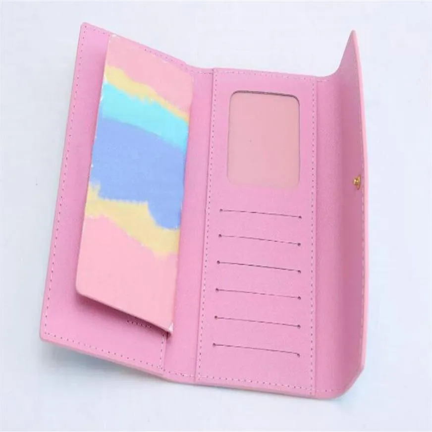 2021 Fashion 2pcs set Wallet Long Ladies Purse Wallets Fashion Hand Clutch Bags Women Pattern PU Leather passport Wallet Card Hold303o