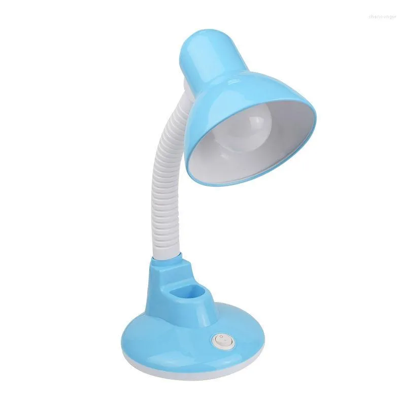 Bordslampor 3W 5W 7W Desk Lamp Bed Reading Book Night Light LED -ögonskydd Förbättra koncentrationen E27 B5441