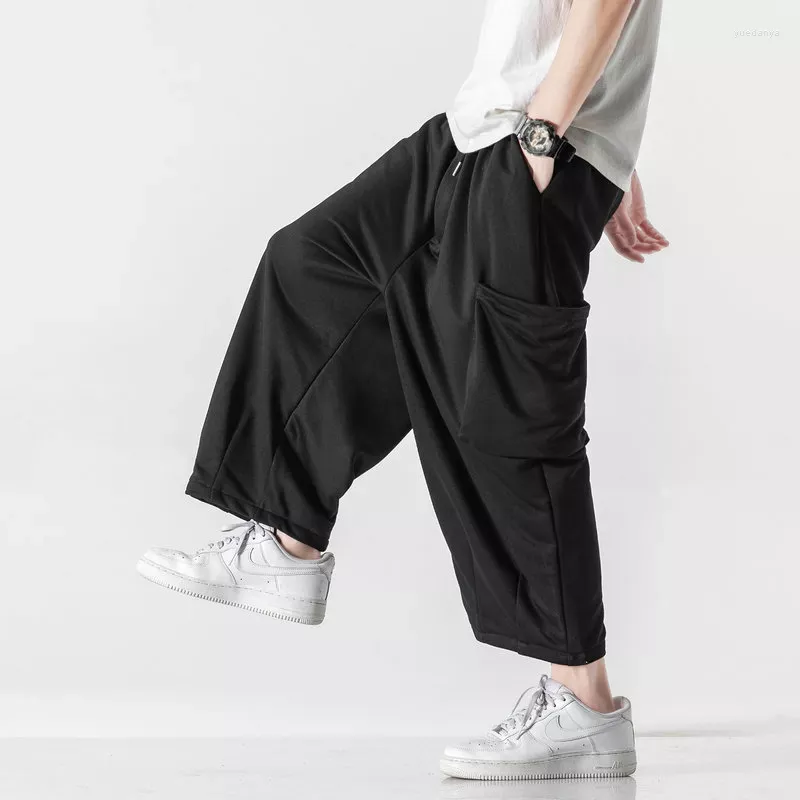 Männer Hosen IN Mens Harem Einfarbig Baggy Mann Hosen Harajuku Stil Streetwear Casual Männer Große Größen Männlich 2022 mode