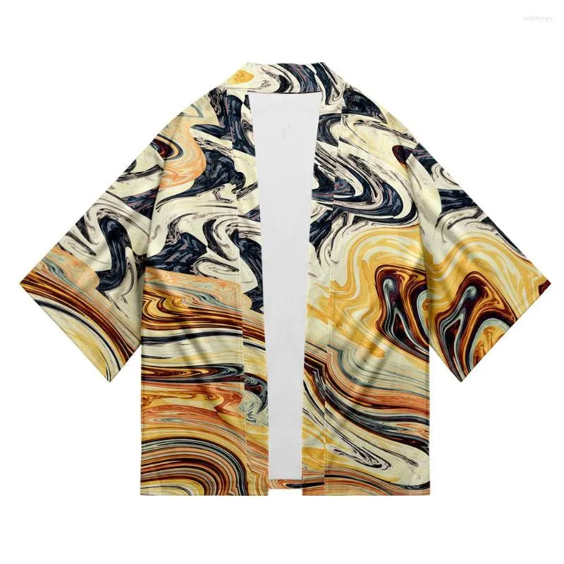 Etniska kläder 2022 Säljer produkt Fashion Cardigan 3D Digital Printing Ink Style Vuxen Traditionell kimono