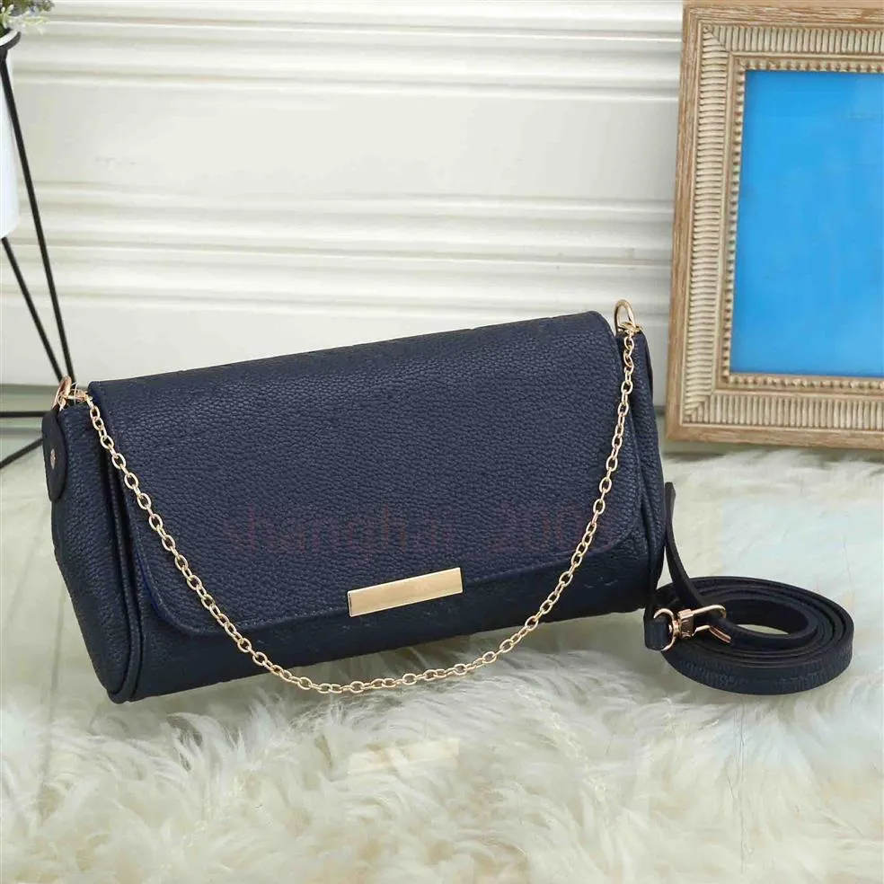 Classic design luxury handbag handbags fashion crossbody women bag Gold chain clutch leather strap Blue color flowers embossed2183