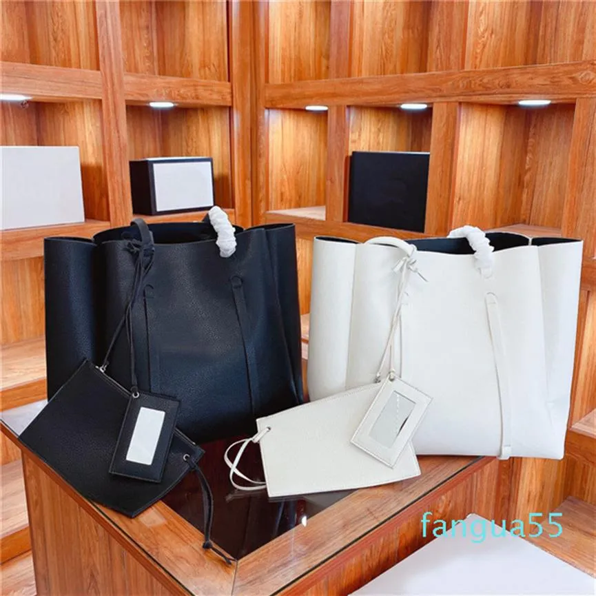 Bolsos de compras para mujer, bolso de diseñador, bolso de hombro de lujo con patrón de lichi a la moda, conjunto de tres piezas de gran capacidad, alta calidad 357J
