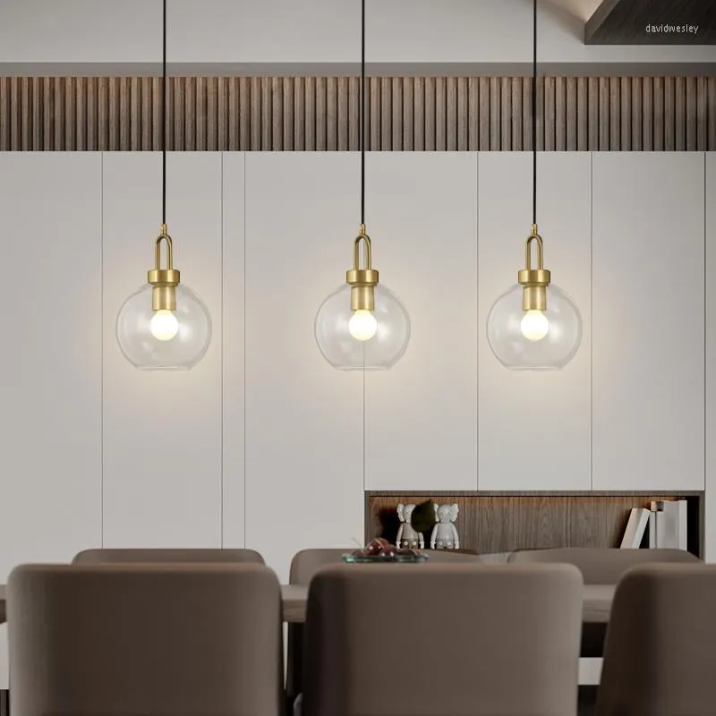 Lámparas colgantes minimalista creativo restaurante araña cafetería té de la leche estudio vidrio luz nórdica lujo art deco